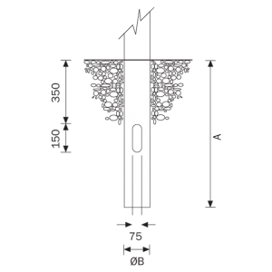 Standard columns technical root details tubular column 548x548px4