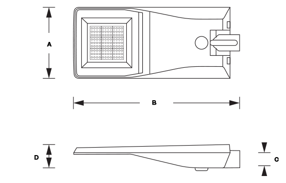 sierra midi product variant dimensions drawing Lighting W573px